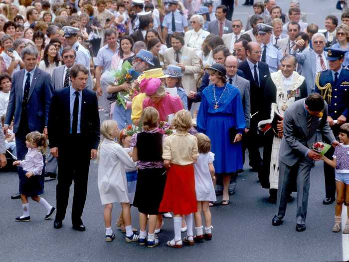 "The crowds complained when Prince Charles went over to their side of the street during a walkabout ... In public, Charles accepted the revised status quo with good grace; in private he blamed Diana," Morton wrote.