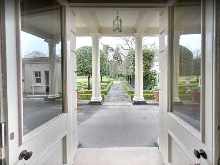 Anyone who visits Clarence House is first greeted by the home