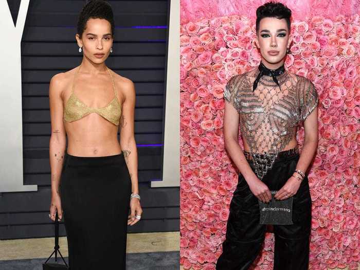 While attending the 2019 Met Gala, Charles was accused by fans of copying a red-carpet look worn by Zoë Kravitz — which he previously mocked.