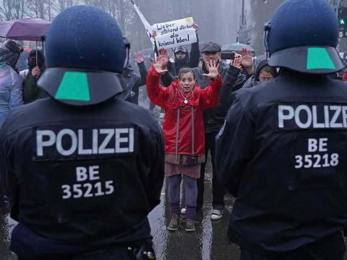 Even though there is a growing movement against the COVID-19 lockdown, the majority of Germans are still in support of it.