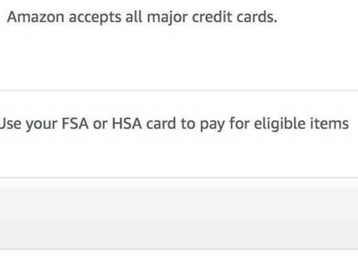 During checkout, I added my address and selected my payment information (even though I had $0 copay with insurance). You can also add an FSA or HSA card as a payment method.