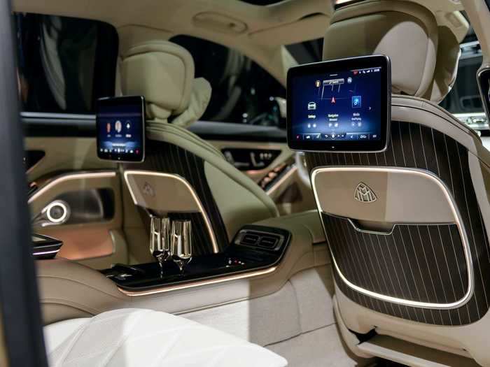 Some other standard features include 64-color ambient lighting, a fragrance system, and powered window shades.