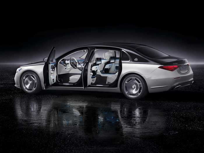 The electronic rear doors swing open at the push of a button and can be operated from the driver