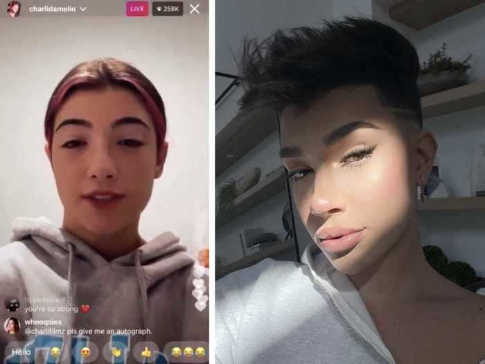 In a tearful response, Charli asked Paytas to stop talking about her, while James Charles jumped in to defend her.