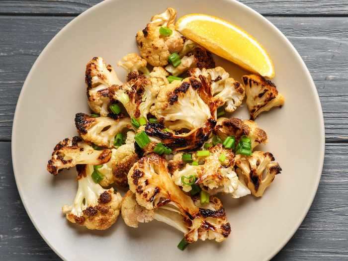 Cauliflower, or any vegetable really, tastes great pan-fried.