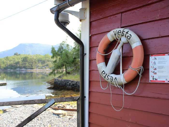 Aside from the large main house, the island has a barn, workshops, a boathouse, greenhouses, and a utility building, per the listing.