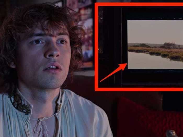 In "The Knight Before Christmas" (2019), one character watches "Holiday in the Wild" (2019).