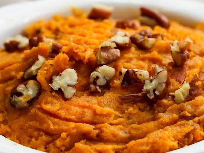 If you cook sweet potatoes in the slow cooker, be sure to season more generously than normal.
