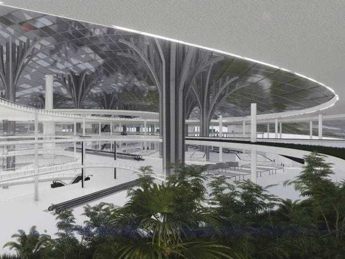 Most of these airport designs rely on advances in aviation in order to fulfill their promises.