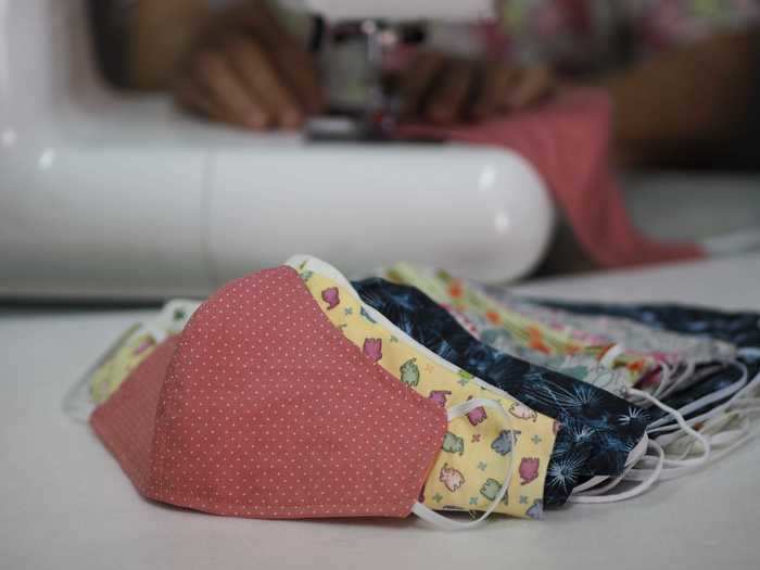 Sew homemade masks to donate or gift to loved ones.