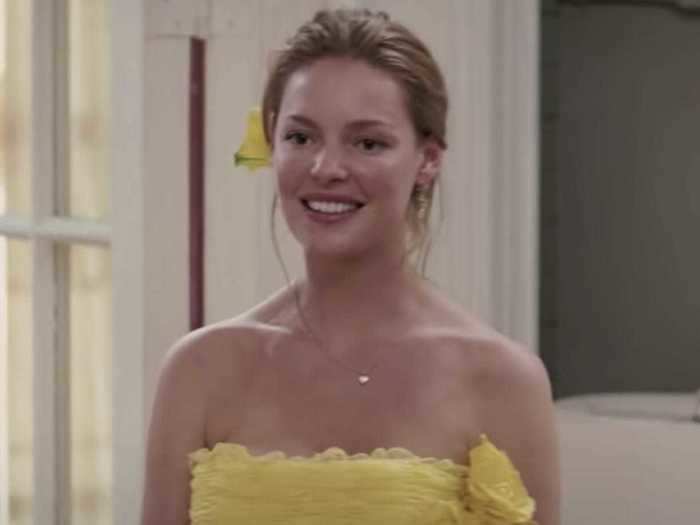 Katherine Heigl starred as Jane in "27 Dresses."