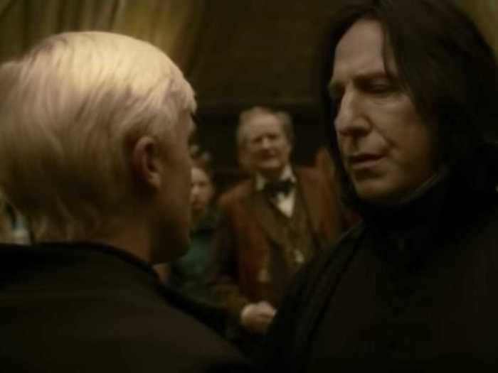 The actor, like the rest of us, was intimidated by Alan Rickman.