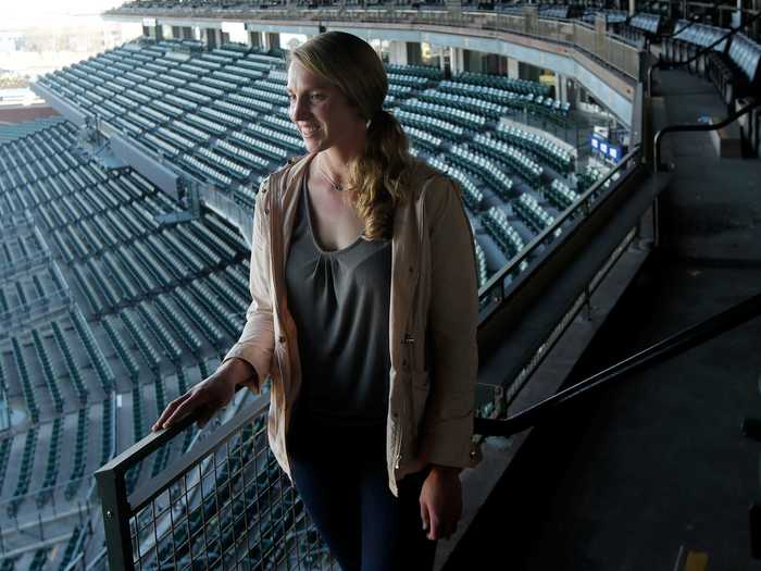 Alyssa Nakken is the first female coach in Major League Baseball history.