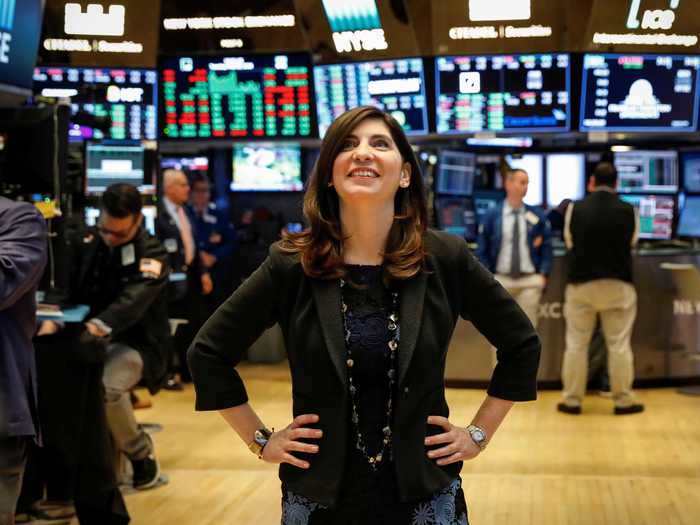 Stacey Cunningham became the first female president of the New York Stock Exchange in 2018.