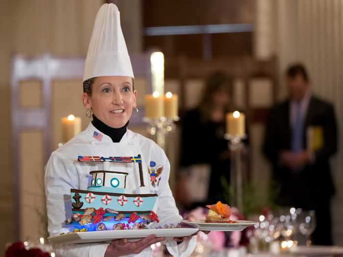 Susan Morrison is the first woman to serve as the White House executive pastry chef.