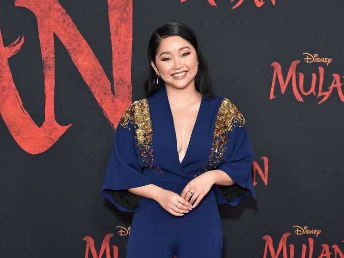 Lana Condor, on the other hand, found a way to add glitz to a jumpsuit.