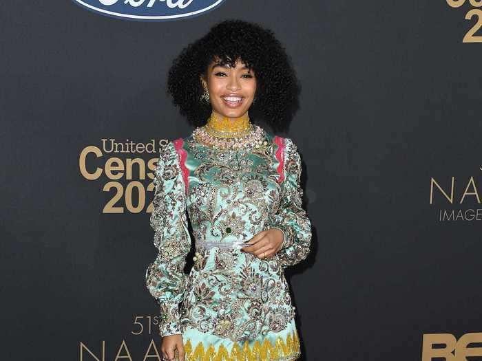 Yara Shahidi wore one of the most elegant minidresses of the year in February.