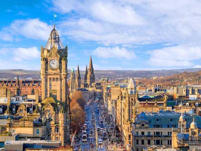 Edinburgh, Scotland, where Rowling resides, provided a ton of inspiration for the series.