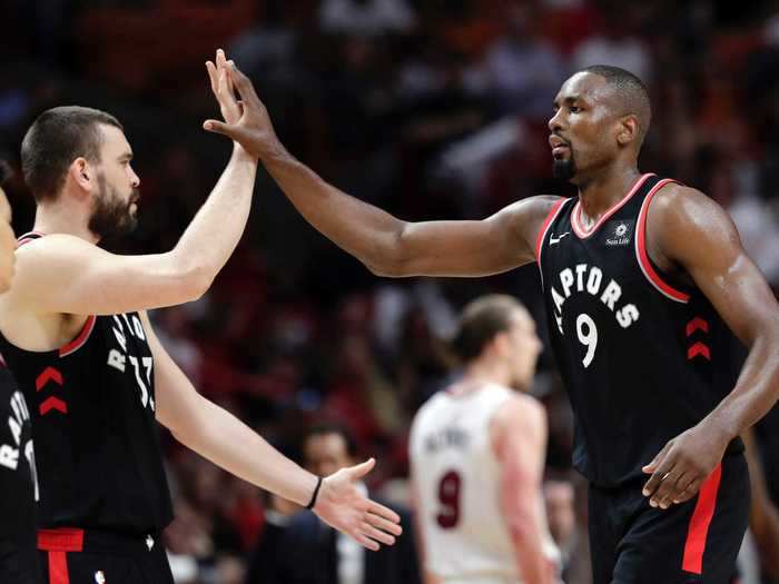 LOSER: Toronto Raptors frontcourt