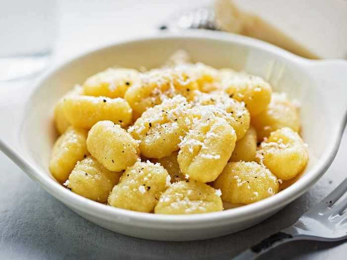 Leftover mashed potatoes are the best shortcut for making gnocchi.