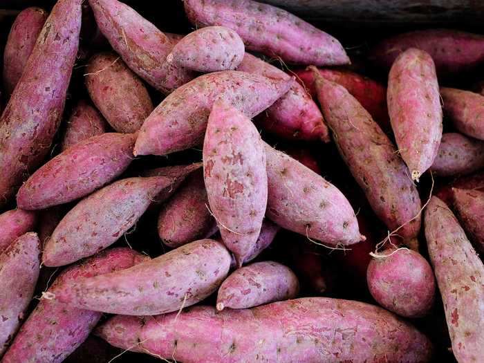 Some Hawaii locals prefer Okinawan purple sweet potatoes to regular russet or yellow gold varieties.