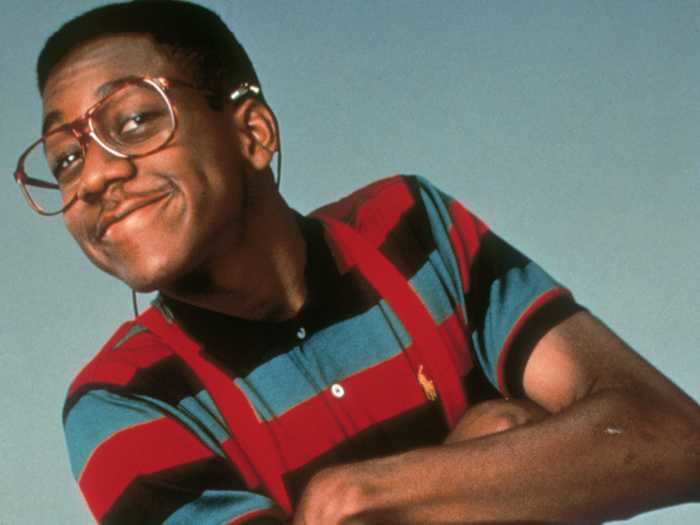 Jaleel White stole the show as Steve Urkel on "Family Matters."