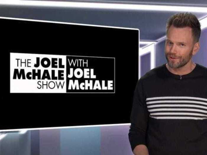 "The Joel McHale Show with Joel McHale" was the beginning of Netflix