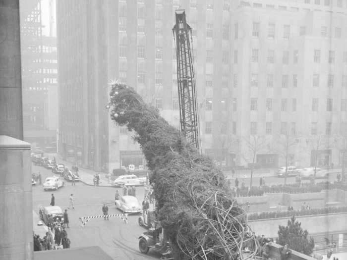 From 1942 until 1944, the Rockefeller Center tree went unlit due to World War II.