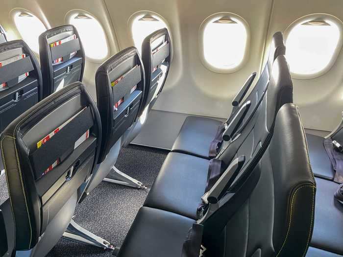 Put simply, the seats were bare with no adjustable headrests, in-flight entertainment, or even in-seat power. Then again, I couldn