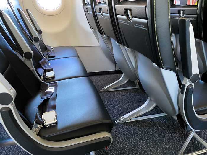 Legroom was similarly meager with 28 inches of pitch, well below the industry average.