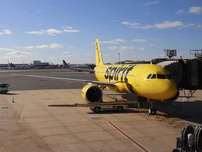 Still rare in the US, the fuel-efficient jet is a favorite among ultra-low-cost airlines due to its cost savings and this one had just been delivered in October.