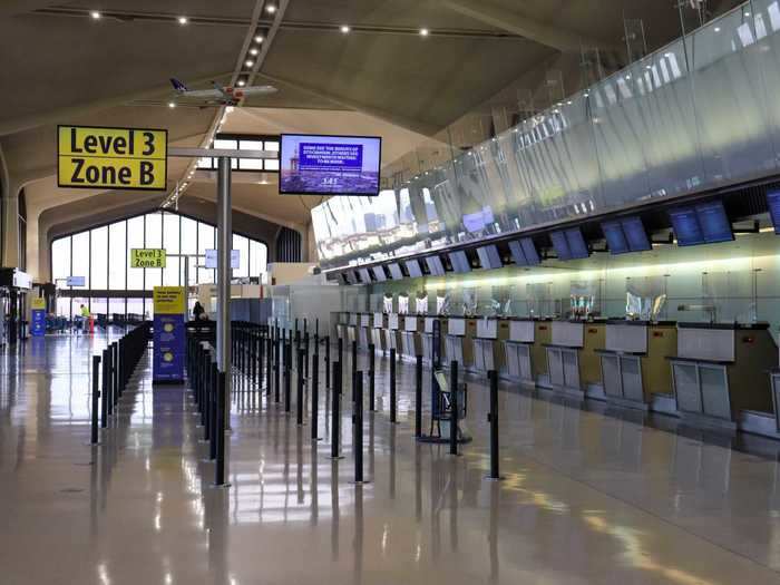 Though the first flight of any new route should be cause for celebration, it was shockingly empty at Newark airport just a week before Thanksgiving.