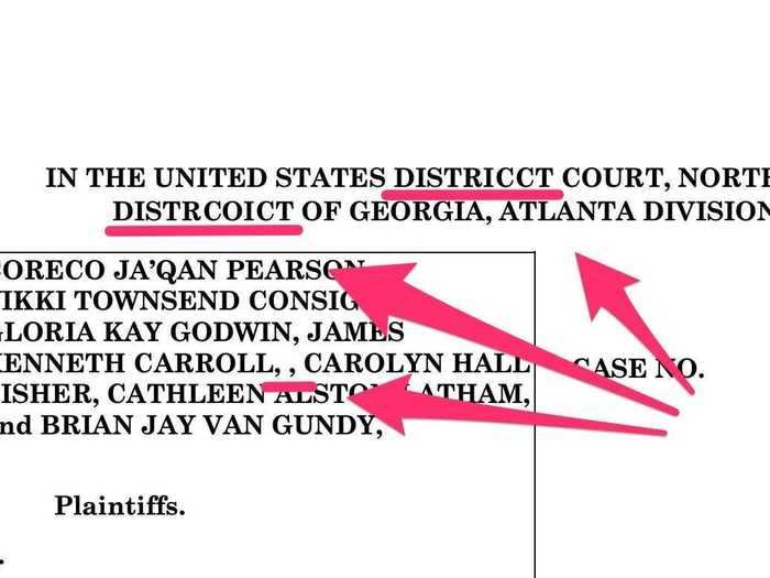 Even so, Powell announced on November 25 that she filed election lawsuits against Georgia and Michigan. Critics quickly pointed out the sloppiness of the documents, which contained a number of typos.