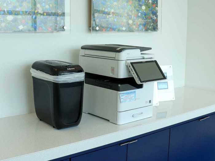 Business travelers can find the same amenities available to them, notably the printer and copying machine.