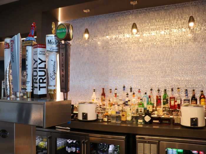 Thirsty flyers can rejoice as full-service bars are also open in all three lounges.