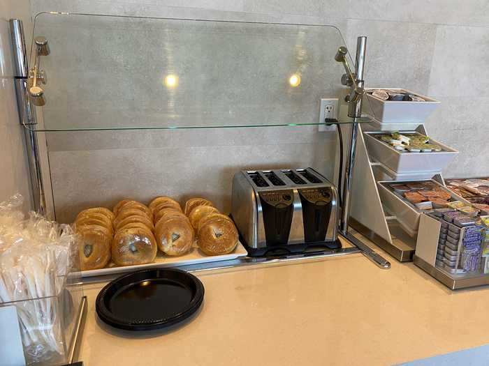 Pre-packaged food has largely replaced the hot food buffet and any hot items being served are usually managed by lounge staff as opposed to self-serve.