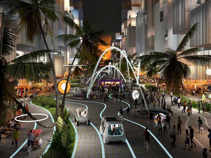 The Channels will also have a 500-acre "digital park" for researchers, educators, families, and businesspeople that will integrate virtual reality and robotics, according to BIG.