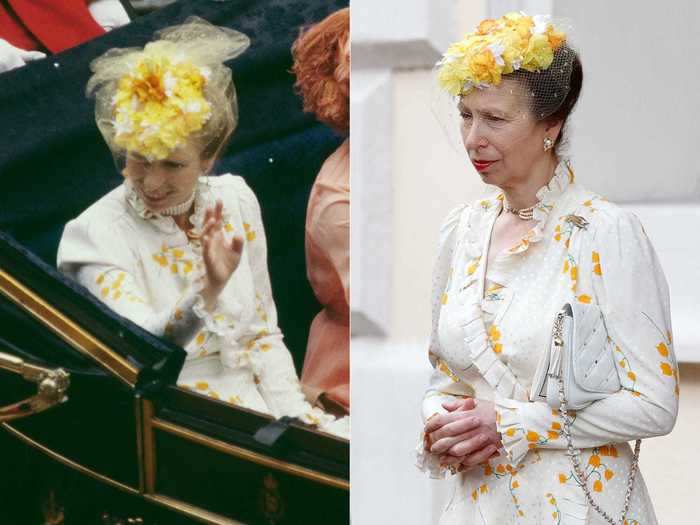 Princess Anne kept this floral dress in her closet for over 20 years.