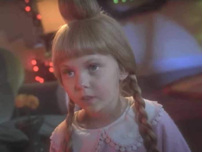 Taylor Momsen played Cindy Lou Who in "How the Grinch Stole Christmas."