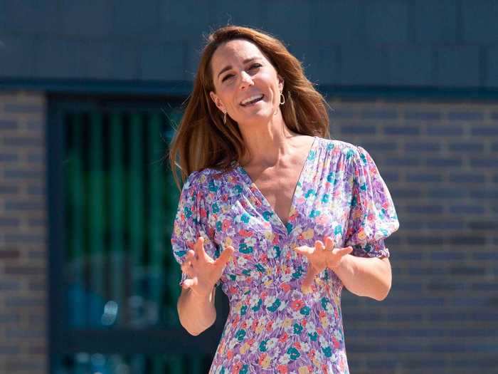 In June, Middleton looked ready for summer in a $189 floral midi dress.