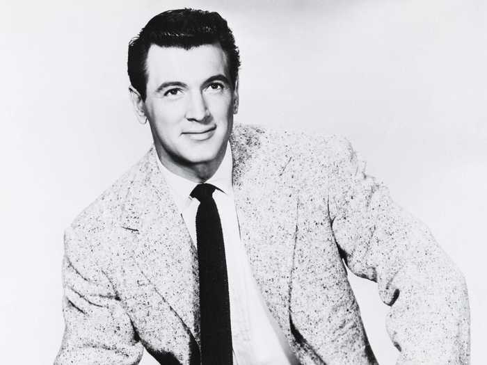 Actor Rock Hudson was the first celebrity to announce he had AIDS.