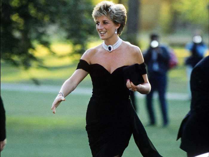 June 1994: Prince Charles publicly admitted to having an affair with Camilla Parker Bowles and Princess Diana wore her famous "revenge dress."