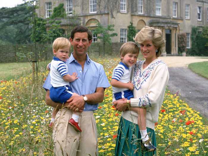 July 1986: From the outside looking in, Prince Charles and Princess Diana appeared to have a happy marriage.