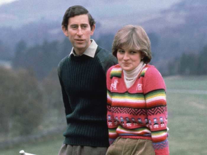 May 1981: Diana Spencer spent time with Prince Charles and the royal family at Balmoral Castle in Scotland months before the couple tied the knot.