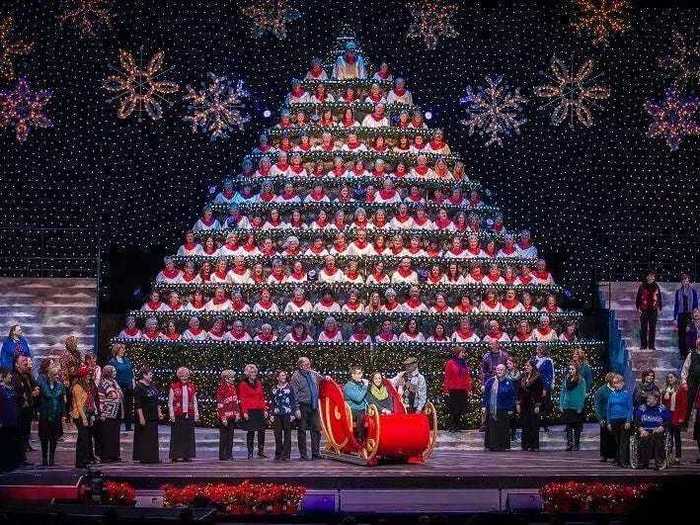 Oregon takes caroling to a whole new level with the Singing Christmas Tree.