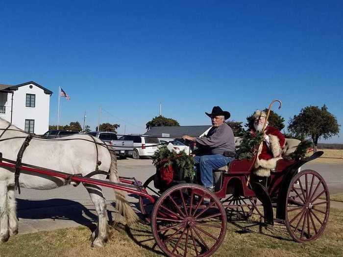 Oklahoma residents fire "Christmas guns" every year.