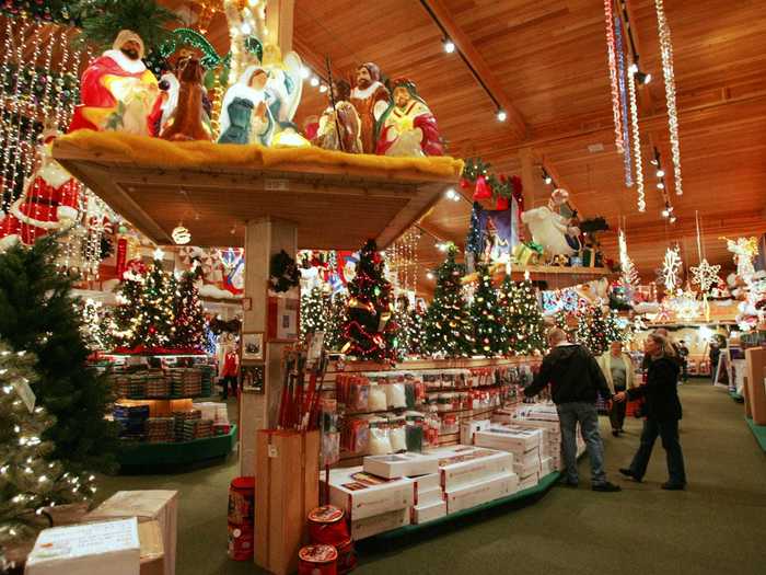 Shoppers come from all over to visit Bronner