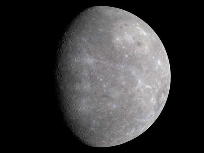 The telescope started to observe the cosmos.  Its first major discovery was that scientists had Mercury