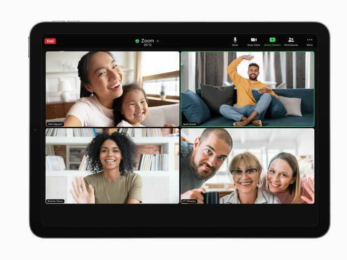 The iPad app of the year is Zoom, the video calling service that became essential this year.