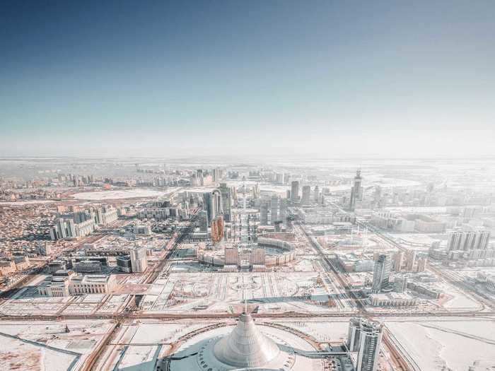 "Winter in the city of Nur Sultan" by Andrei Pugach